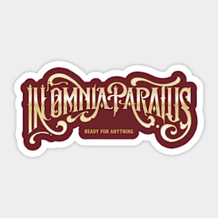 in omnia paratus Sticker